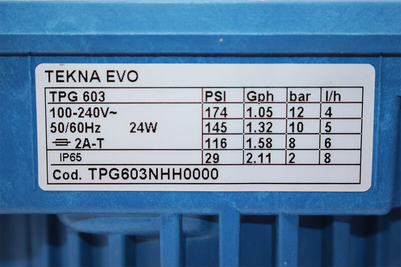 SEKO TEKNA EVO TPG 603 DIGITAL DOSING PUMP TPG603NHH0000 - Image 3