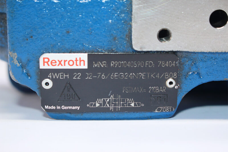 REXROTH R901040590 PILOT OPERATED DIRECTIONAL VALVE 4WEH22J2-76/6EG24N9ETK4/B08