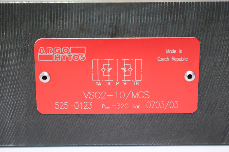 ARGO HYTOS VS02-10/MCS FLOW RESTRICTOR VALVE