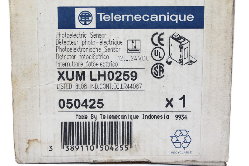 TELEMECANIQUE XUMLH0259 PHOTOELECTRIC SENSOR