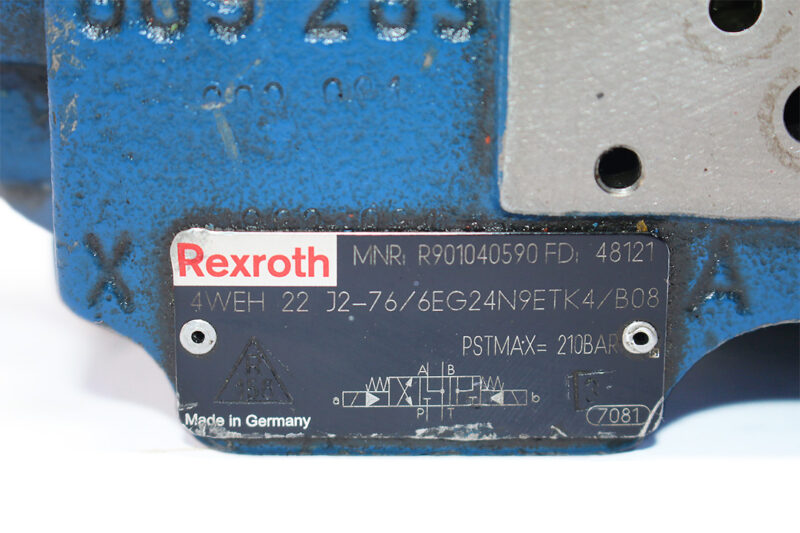 REXROTH R901040590 PILOT OPERATED DIRECTIONAL VALVE 4WEH22J2-76/6EG24N9ETK4/B08