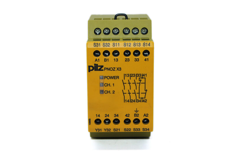 PILZ PNOZ X3 230VAC 24VDC 3n/o 1n/c 1so SAFETY RELAY 774318