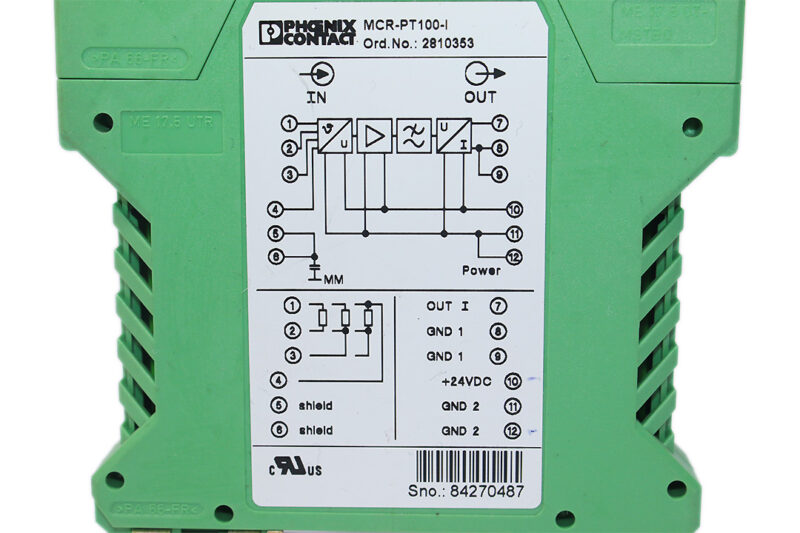 PHOENIX CONTACT MCR-PT100-I RESISTANCE THERMOMETER 2810353