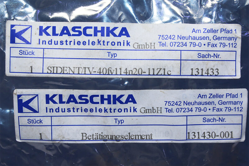 KALSCHKA SIDENT/IV-40FV114N20-11Z1C Non-contact Safety Switches