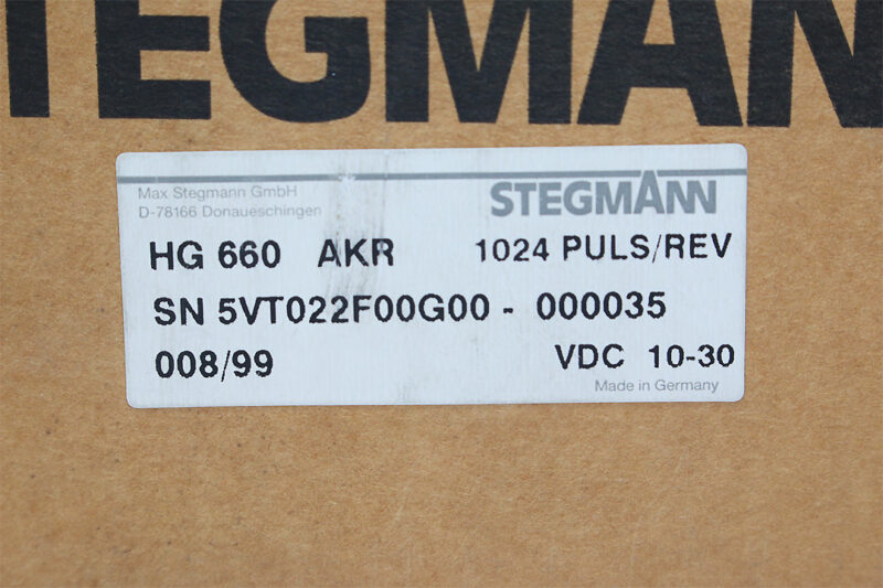 STEGMANN HG 660 AKR ENCODER 1024 PULS/REV