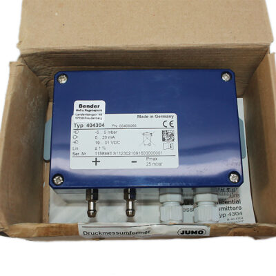 JUMO 404304 DIFFERENTIAL PRESSURE TRANSMITTER -5…5 mbar