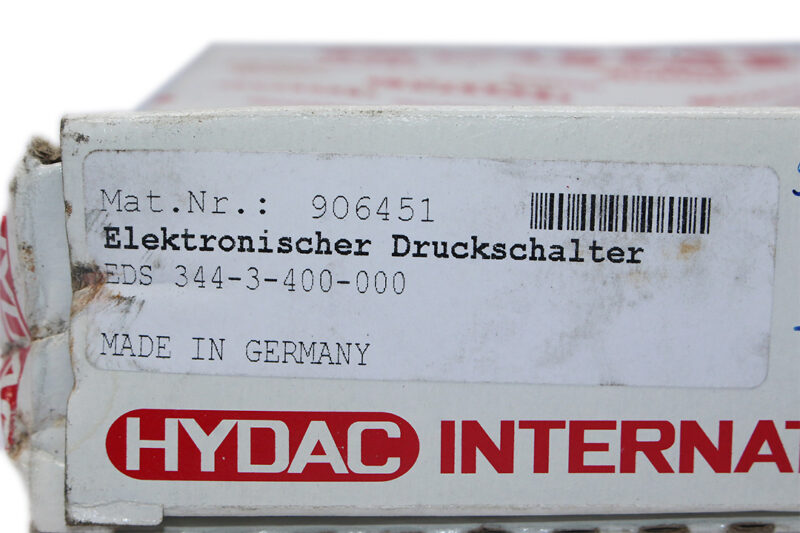 HYDAC EDS 344-3-400-000 PRESSURE SWITCH 906451