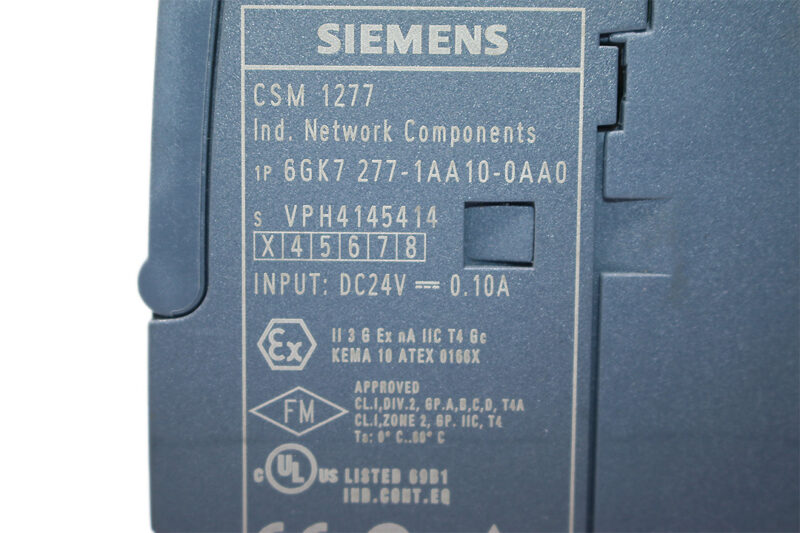 SIEMENS 6GK7277-1AA10-0AA0 COMPACT SWITCH MODULE S7-1200