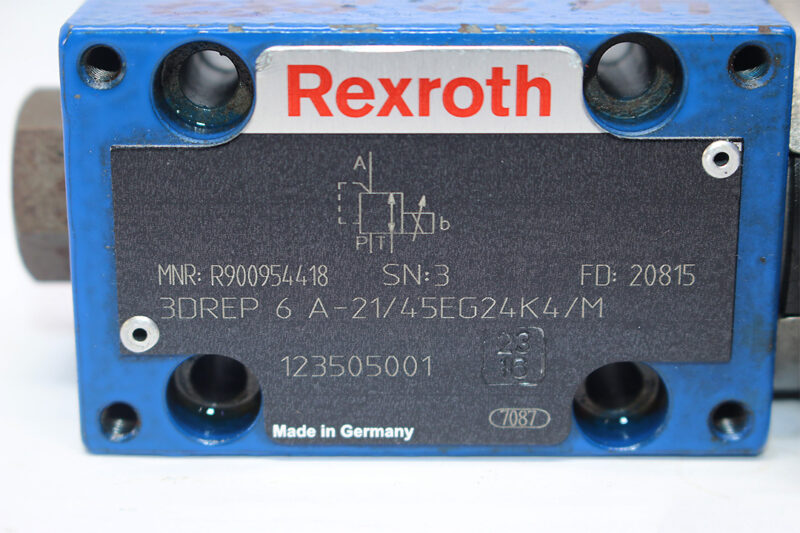 REXROTH R900954418 PRESSURE REDUCING VALVE 3DREP6A-21/45EG24K4/M