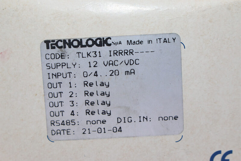 TECNOLOGIC TLK31 1RRRR DIGITAL ELECTRONIC CONTROLLER