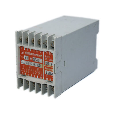 MEBUMFORMER WT TRANSDUCERS 0…120°C PT100 4…20 Ma 3349