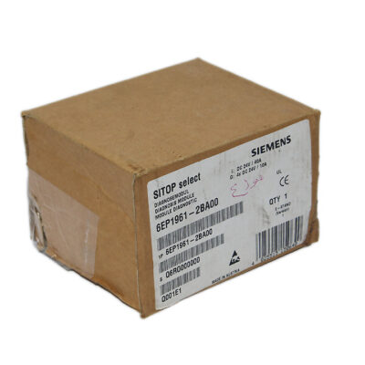 SIEMENS 6EP1 961-2BA00 SELECT DIAGNOSTICS MODULE 4-CHANNEL