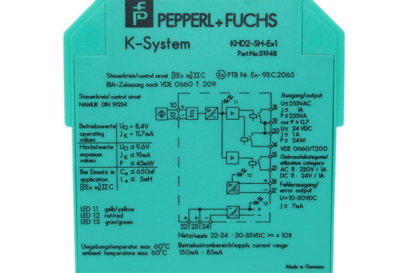 PEPPERL+FUCHS KHD2-SH-EX1 SWITCH AMPLIFIER 31948