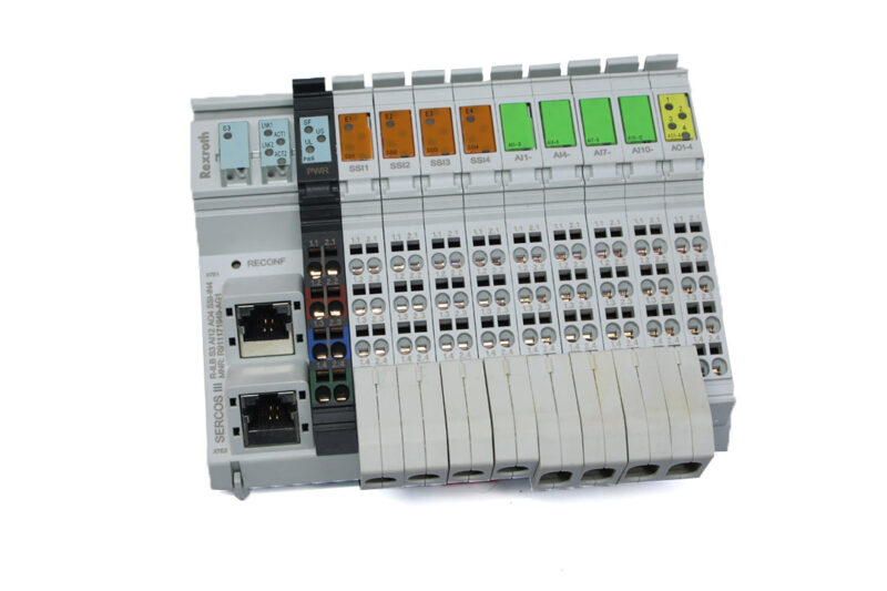 REXROTH R911171949-AG1 ANALOG AXIS MODULE R-ILB S3 AI12 AO4 SSI-IN4