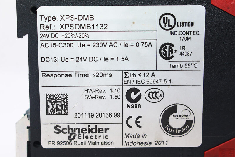 TELEMECANIQUE XPSDMB1132 MAGNETIC SWITCH 24 VDC