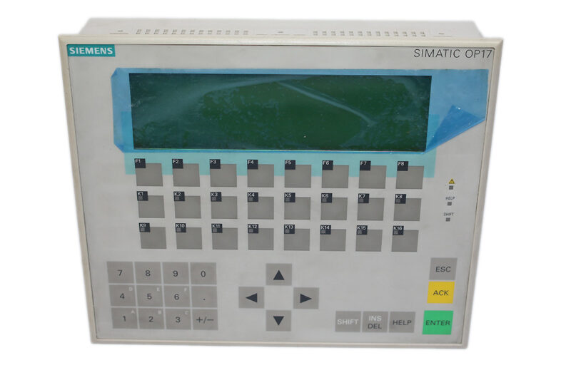 SIEMENS 6AV3 617-1JC20-0AX1 OPERATOR PANEL OP 17-DP