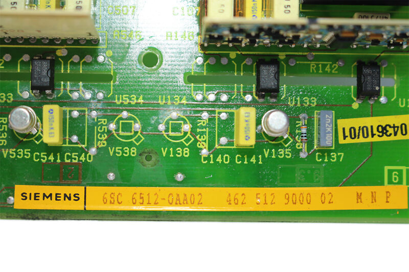 SIEMENS 6SC6512-0AA02 SIMODRIVE 650 TRANSISTOR CONTROL