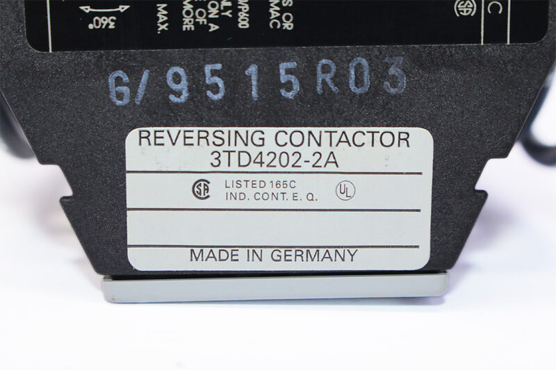 SIEMENS 3TD4202-2AM0 CONTACTOR