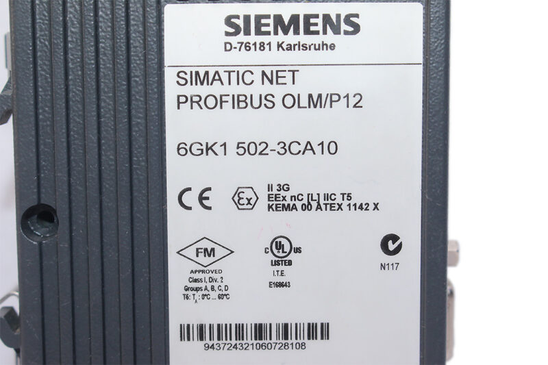 SIEMENS 6GK1502-3CA10 SIMATIC NET PROFIBUS OLM/P12