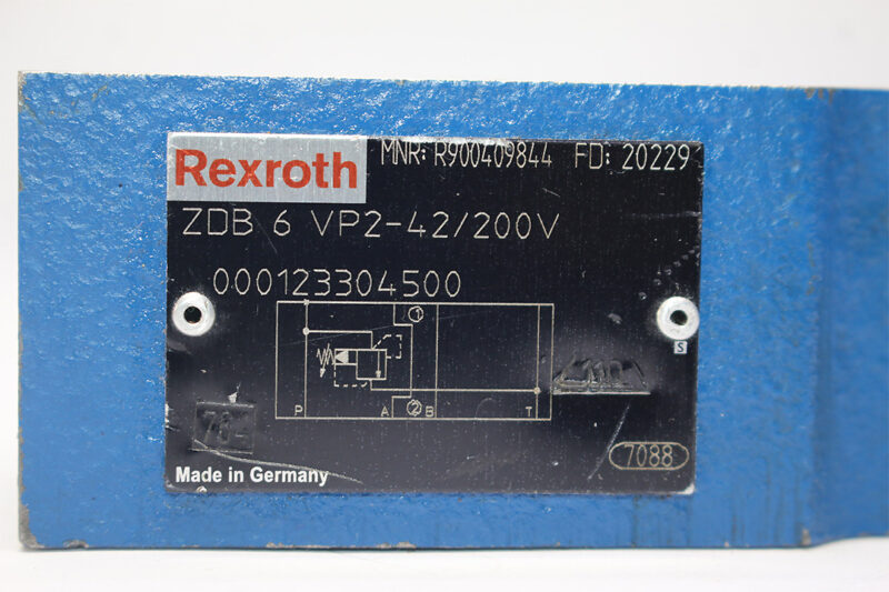 REXROTH R900409844 PRESSURE RELIEF VALVE ZDB6VP2-42/200V