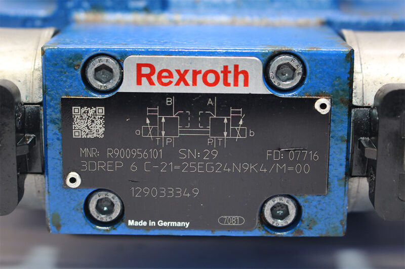 REXROTH R900956101 PROPORTIONAL PRESSURE REDUCING VALVE R900947117