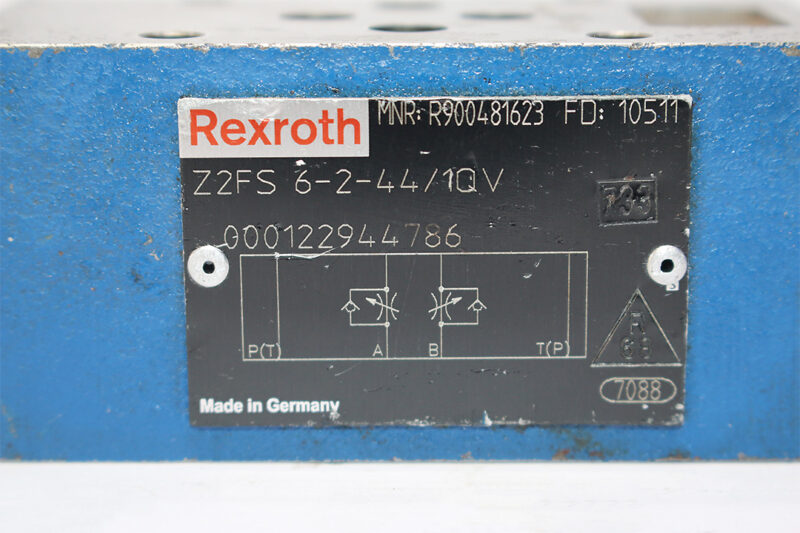 REXROTH R900481623 THROTTLE CHECK VALVE Z2FS6-2-44/1QV