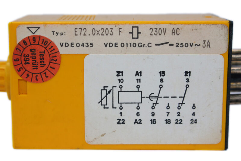 TESCH E72.0X203 F TIME RELAY 0.5…10 s