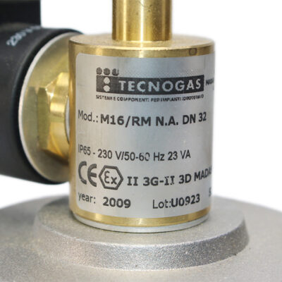 TECNOGAS M16/RM N.A. DN32 SOLENOID GAS VALVE
