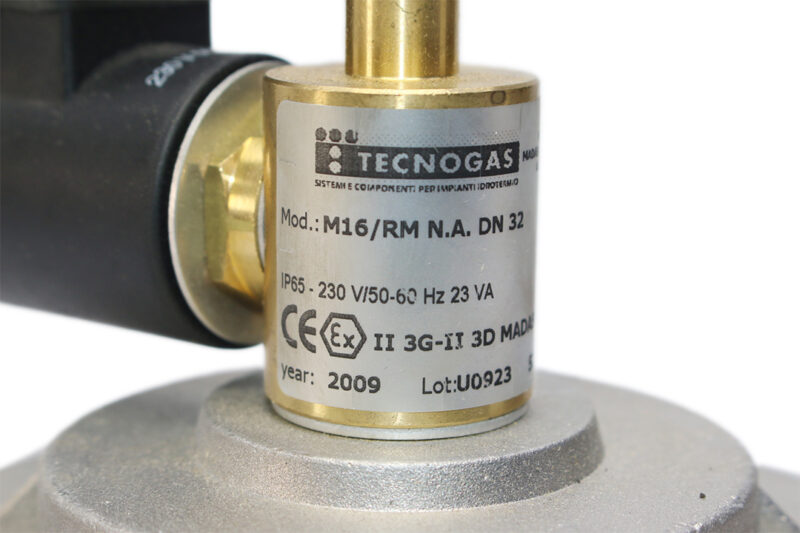 TECNOGAS M16/RM N.A. DN32 SOLENOID GAS VALVE