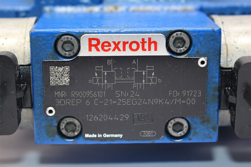 REXROTH R900956101 PROPORTIONAL PRESSURE REDUCING VALVE R900971325