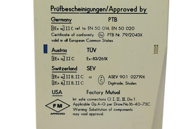 PEPPERL+FUCHS WE77/EX1-BI AMPLIFIER SWITCH