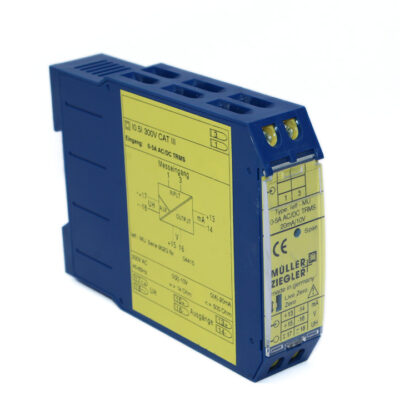 MULLER ZIEGLER leff-MU MEASURING TRANSDUCER 0-5A AC/DC 20mA/10V