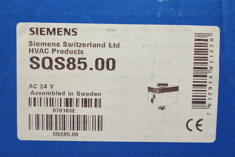 SIEMENS SQS85.00 ELECTRONIC VALVE ACTUATOR