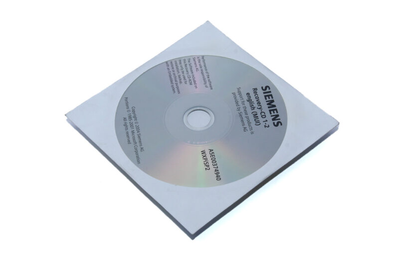 SIEMENS A5E00383888 RECOVERY CD 1-2 ENGLISH (MUI) WXPISP2