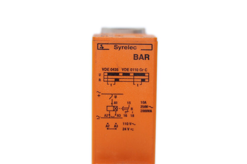 SYRELEC BAR TIME RELAY 110 VAC/24VAC/DC