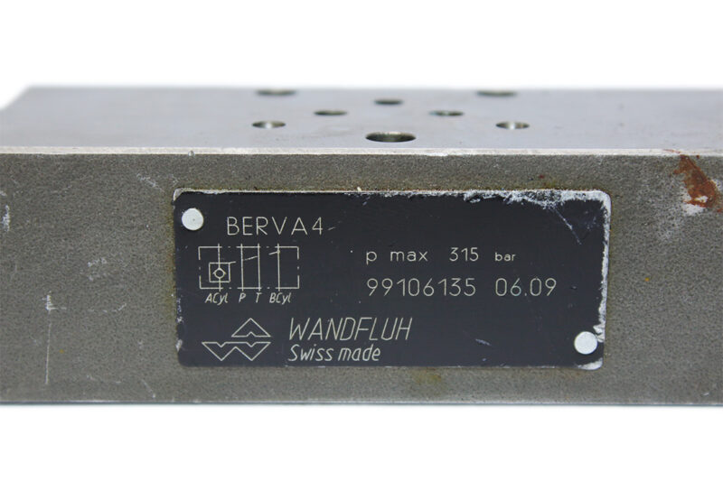 WANDFLUH BERVA4 NON-RETURN VALVE