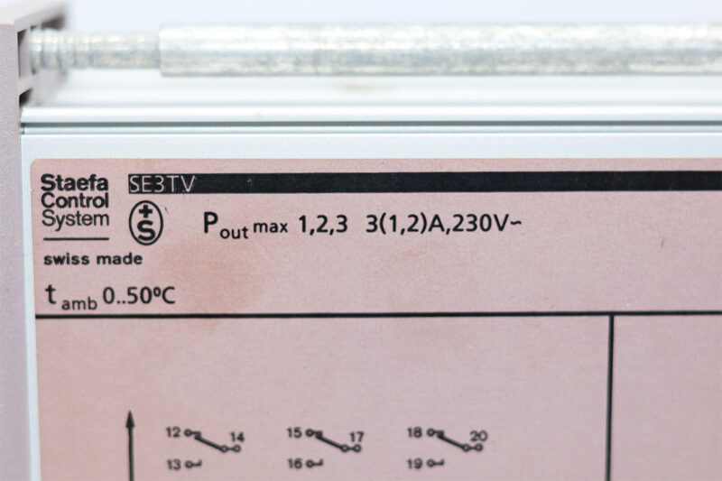 STAEFA CONTROL SYSTEM SE3TV 3 STAGE VOLTAGE SENSITIVE 04575 - Image 3