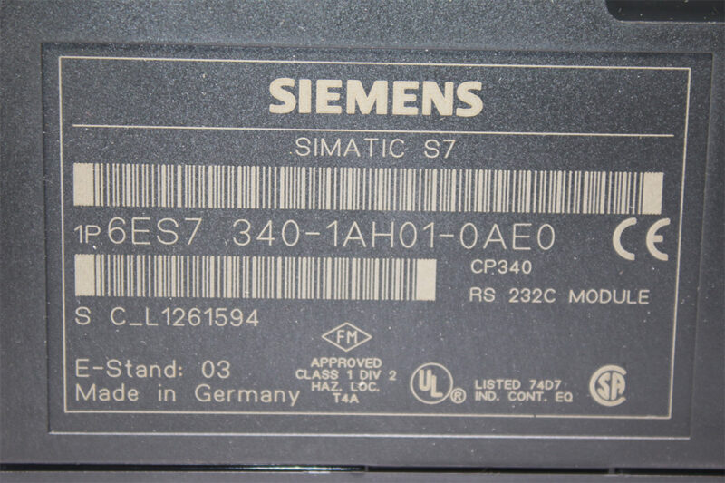 SIEMENS 6ES7 340-1AH01-0AE0 COMMUNICATION PROCESSSOR - Image 3