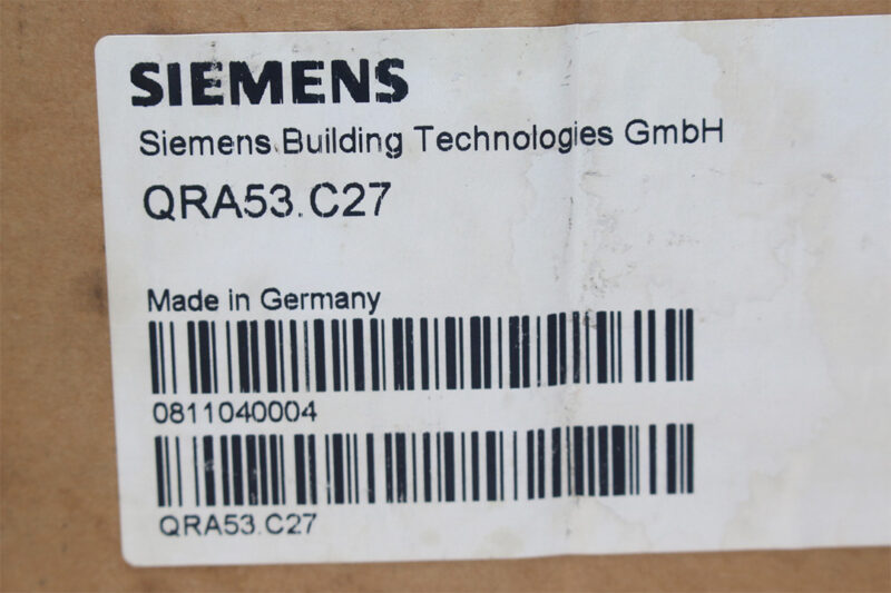 SIEMENS QRA53.C27 FLAME DETECTOR