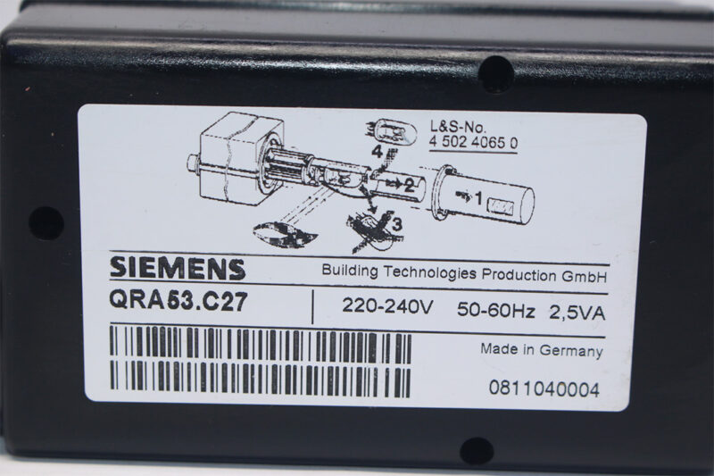 SIEMENS QRA53.C27 FLAME DETECTOR - Image 3