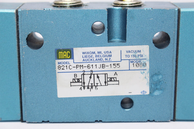 MAC 821C-PM-611JB-155 SOLENOID VALVE 24VDC - Image 3