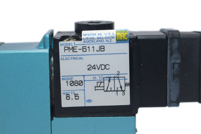 MAC 821C-PM-611JB-155 SOLENOID VALVE 24VDC - Image 4