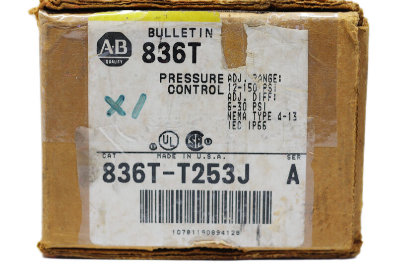 ALLEN-BRADLEY 836T-T253J PRESSURE SWITCH