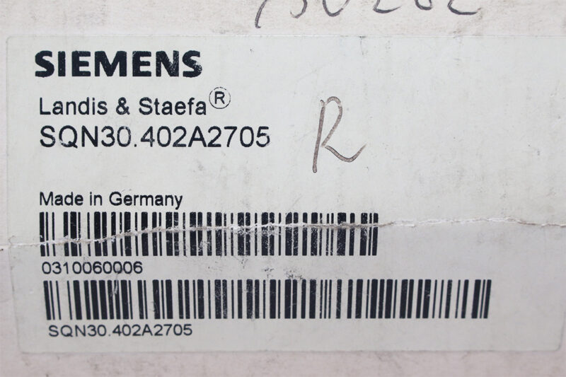 SIEMENS SQN30.402A2705 ACTUATOR