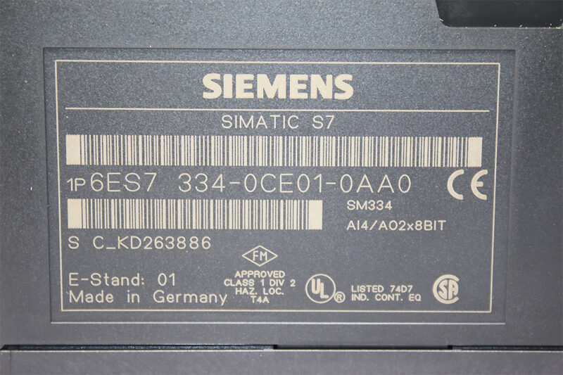 SIEMENS 6ES7 334-0CE01-0AA0 ANALOG MODULE - Image 3