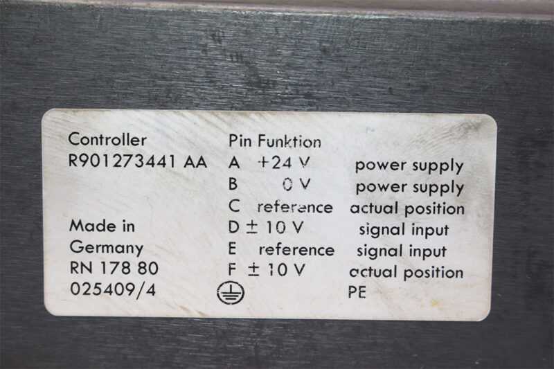 REXROTH R901273441 CONTROLLER