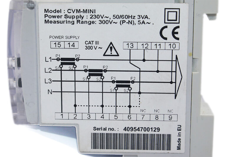 CIRCUTOR CVM-MINI POWER ANALYZER M52000. - Image 3