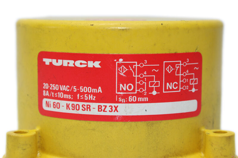 TURCK NI60-K90SR-BZ3X Inductive Sensor