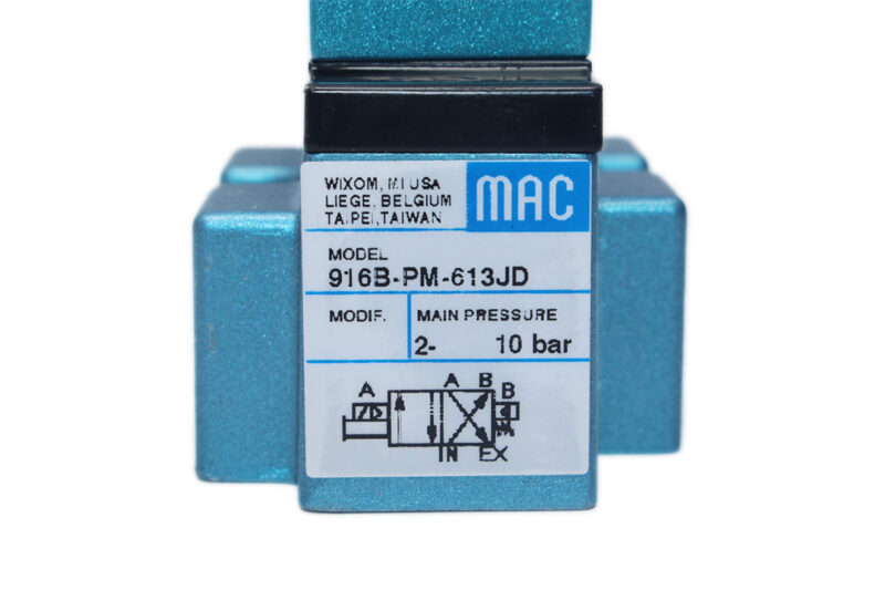 MAC 916B-PM-613JD SOLENOID VALVE