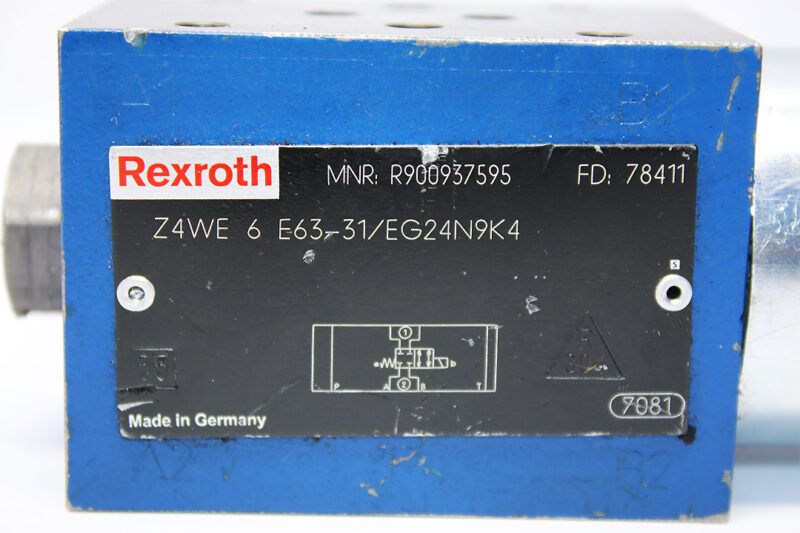 REXROTH R900937595 DIRECTIONAL CONTROL VALVE Z4WE6E63-31/EG24N9K4